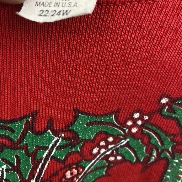 Vintage Womens 1997 Tweety Bird Looney Tunes Size 22/24W Christmas Sweatshirt - Picture 5 of 8